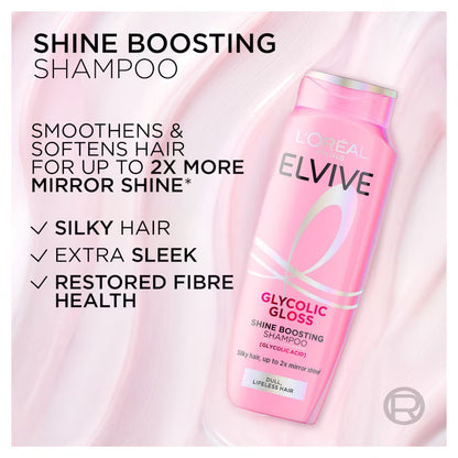 Loreal Elvive Glycolic Gloss Shine Boosting Shampoo