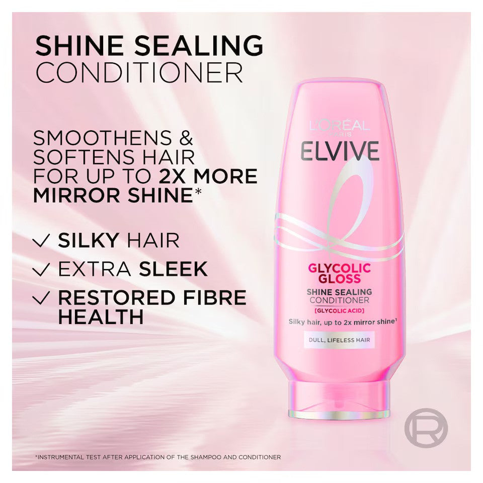 Loreal Elvive Glycolic Gloss Shine Sealing Conditioner