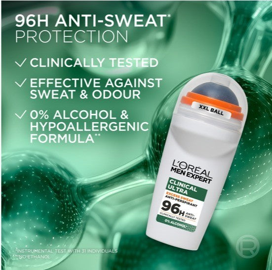 Loreal Men Expert Clinical Ultra 96H Deodorant Roll On