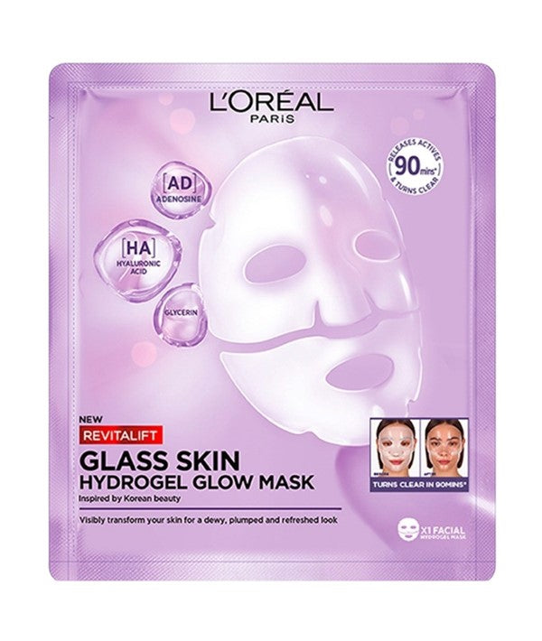 Loreal Revitalift Glass Skin Hydrogel Glow Sheet Mask
