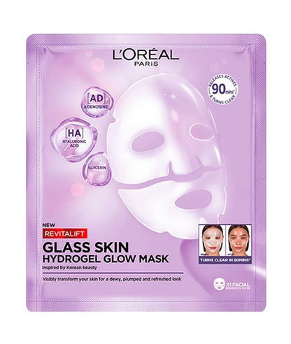 Loreal Revitalift Glass Skin Hydrogel Glow Sheet Mask