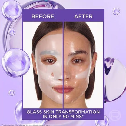 Loreal Revitalift Glass Skin Hydrogel Glow Sheet Mask