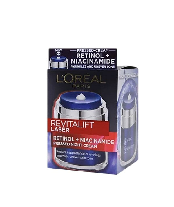Loreal Revitalift Laser Retinol Niacinamide Pressed Night Cream