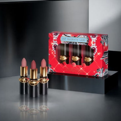 PAT McGrath Labs Luminous Legends Mini MatteTrance lipsticks trio lip makeup set