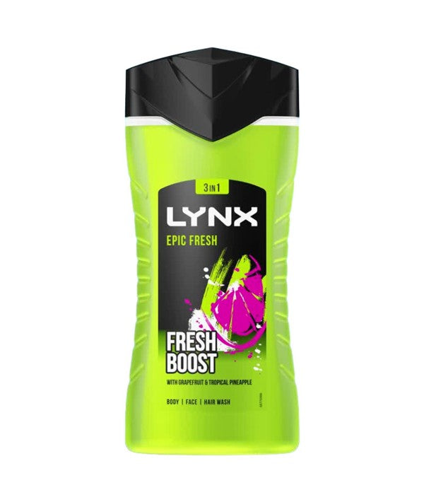 Lynx Epic Fresh Boost 3 In 1 Shower Gel