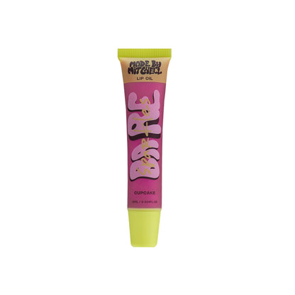 Made By Mitchell Bare Lip Oil cupcake-themed lip care product packaging