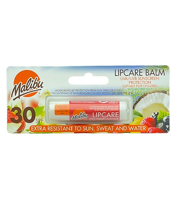 Malibu  Strawberry Flavour Lipcare Balm SPF30