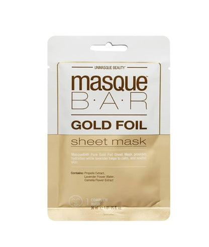 Masque Bar  Gold Foil Sheet Mask