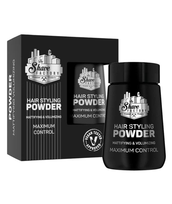 The Shave Factory Mattifying And Volumizing Maximum Control Hair Styling Powder