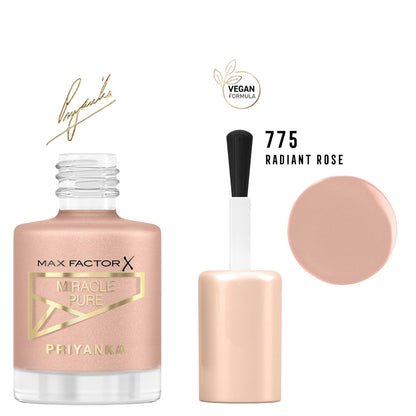 Max Factor  Miracle Pure Nail Polish Priyanka Edition 775 Radiant Rose