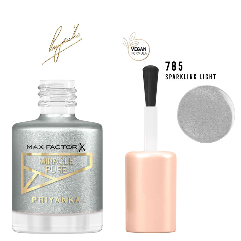 Max Factor  Miracle Pure Nail Polish Priyanka Edition 785 Sparkling Light