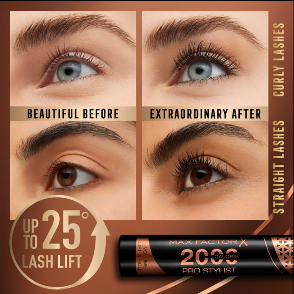 Max Factor  2000 Pro Stylist Calorie Mascara Black