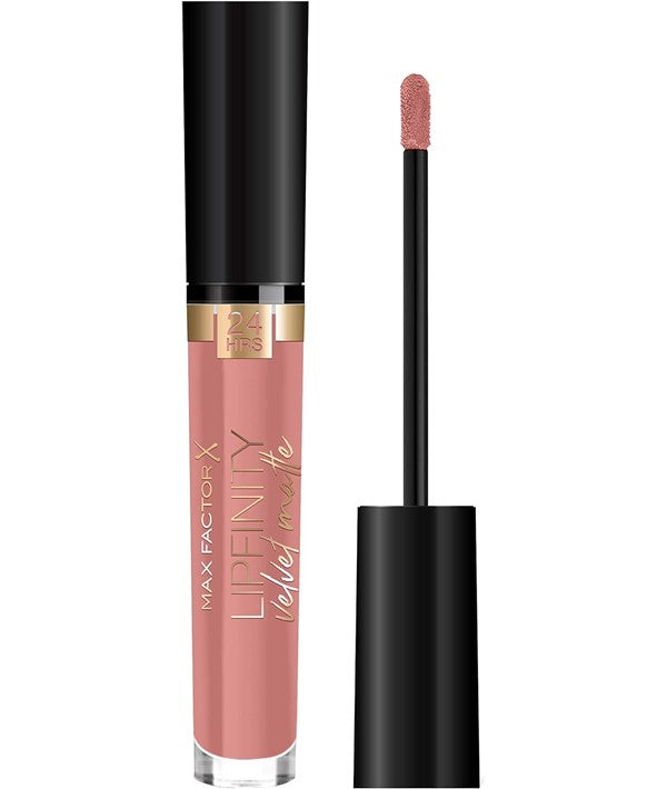 Max Factor Lipfinity Velvet Matte Liquid Lipstick 015 Nude Silk