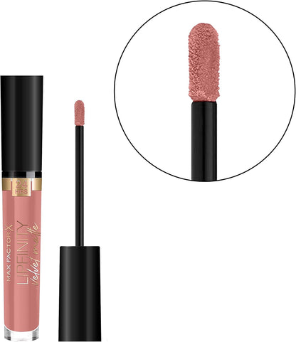 Max Factor Lipfinity Velvet Matte Liquid Lipstick 015 Nude Silk