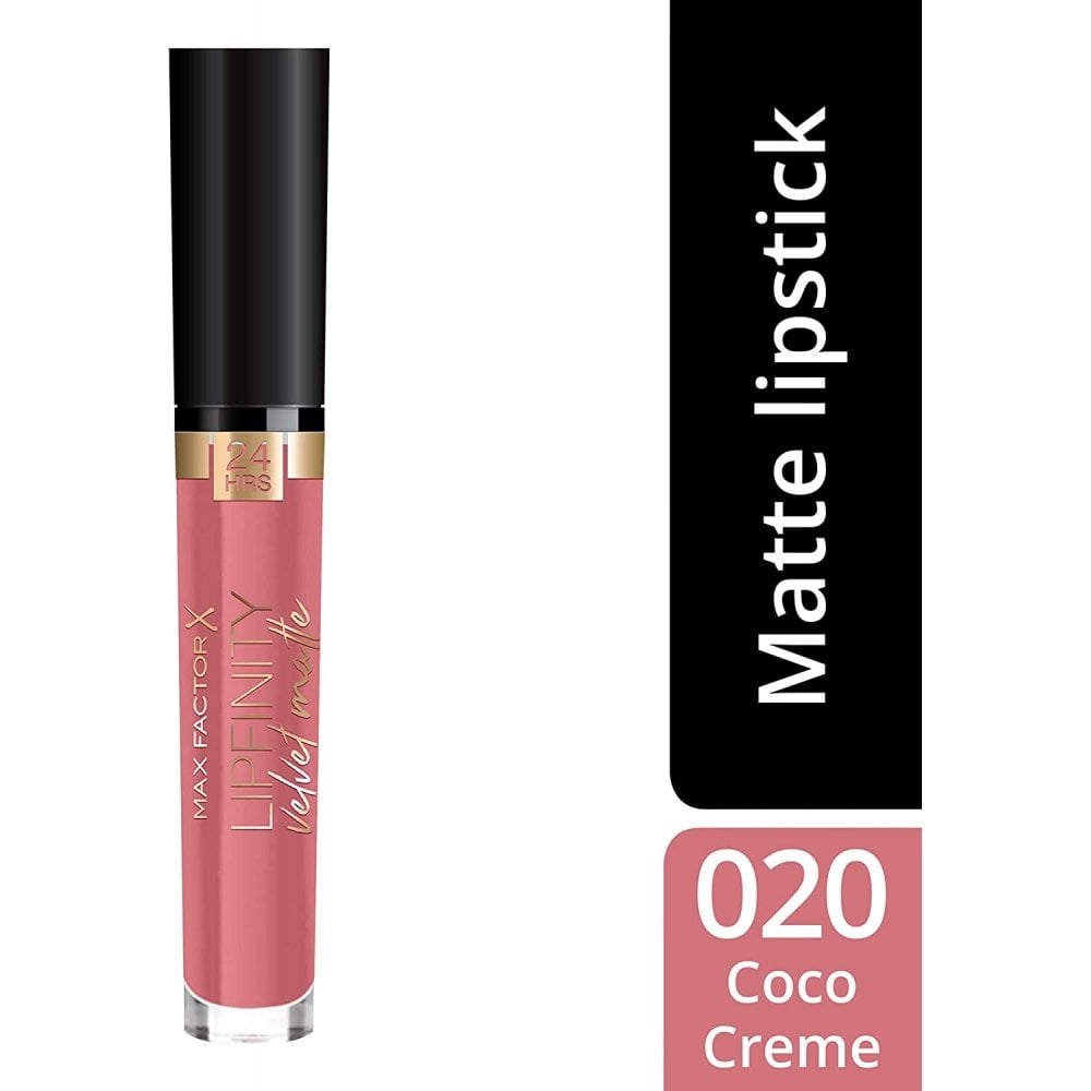 Max Factor Lipfinity Velvet Matte Liquid Lipstick 020 Coco Creme