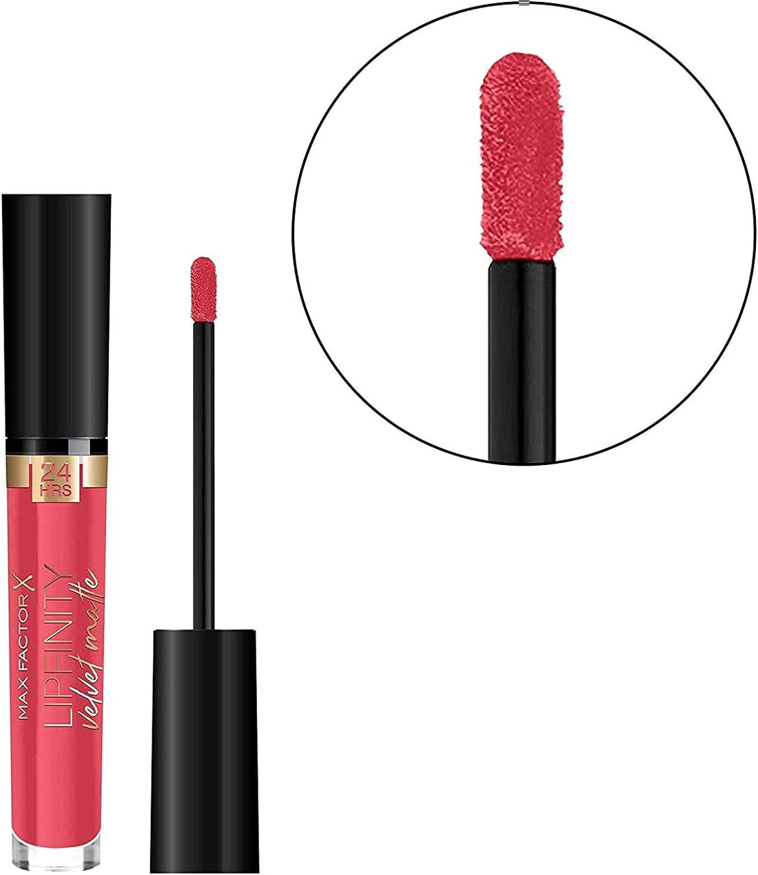 Max Factor Lipfinity Velvet Matte Liquid Lipstick 025 Red Luxury