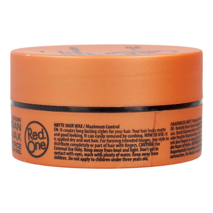 Red One  Maximum Control Argan Matte Hair Wax Full Force 