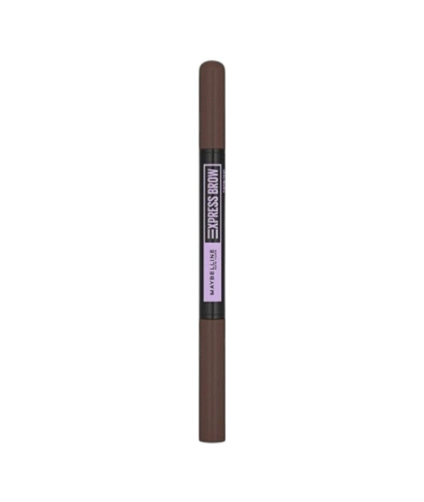 Maybelline Express Brow Duo 2-in-1 pencil and pen for defining and shaping eyebrows, with a dual-ended design for precision.