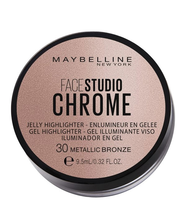 Maybelline Face Studio Chrome Jelly Highlighter 30 Metallic Bronz