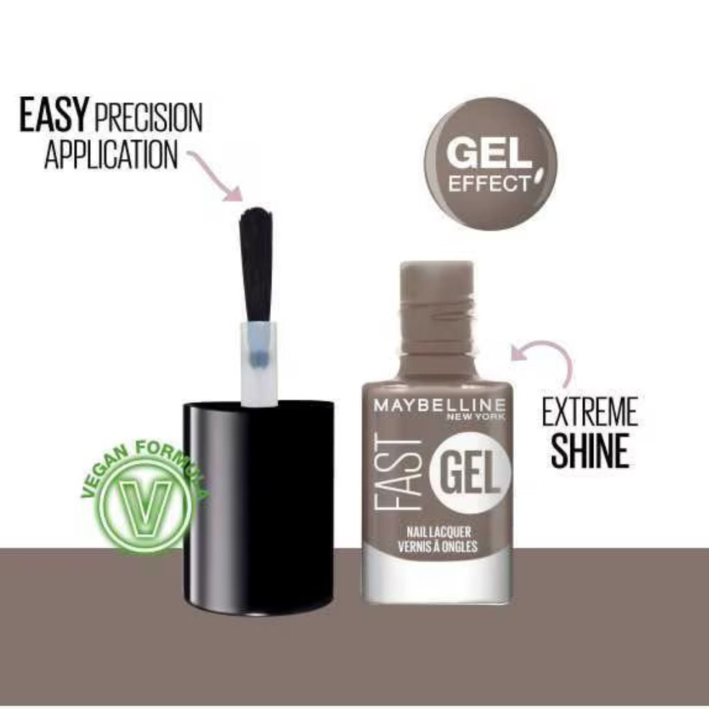 Maybelline Fast Gel Nail Polish 16 Sinful Stone
