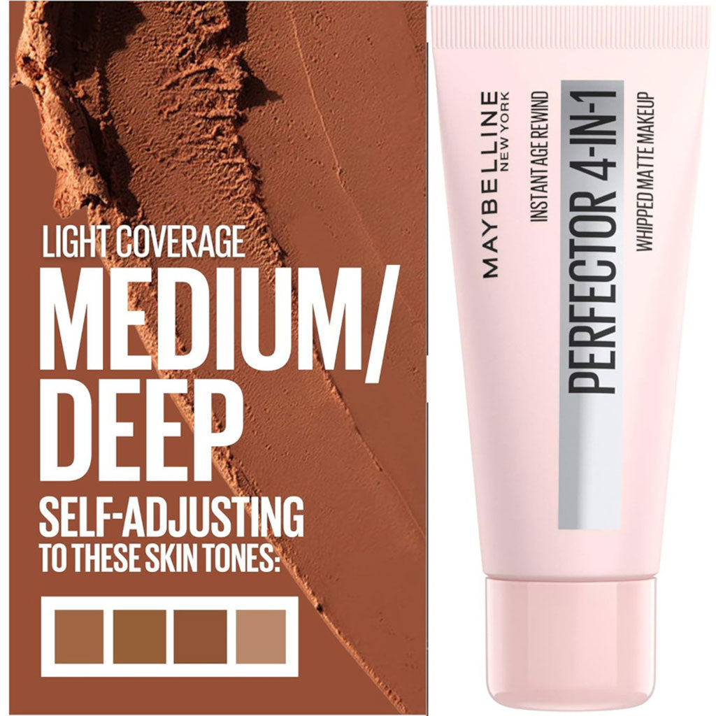 Maybelline Instant Anti Age Perfector 4 IN 1 Whipped Matte Makeup 04 Medium Deep