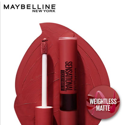 Maybelline Sensational Liquid Matte Lipstick 03 Flush It Red