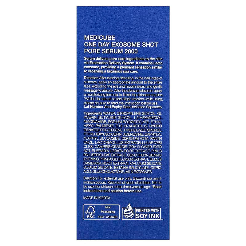 Medicube One Day Exosome Shot 2000