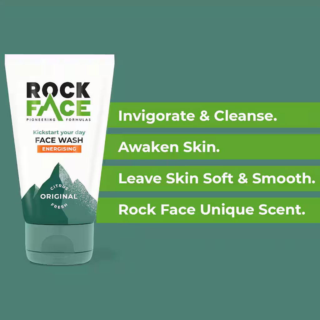 Rock Face Men Citrus Original Fresh Face Wash