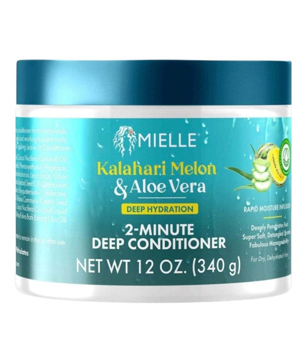 Mielle Kalahari Melon And Aloe Vera Deep Hydration 2 Minute Deep Conditioner