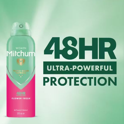 Revlon Mitchum Women 48H Flower Fresh Deodorant Spray