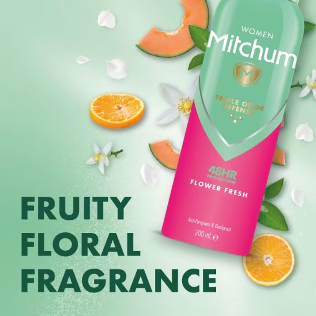 Revlon Mitchum Women 48H Flower Fresh Deodorant Spray