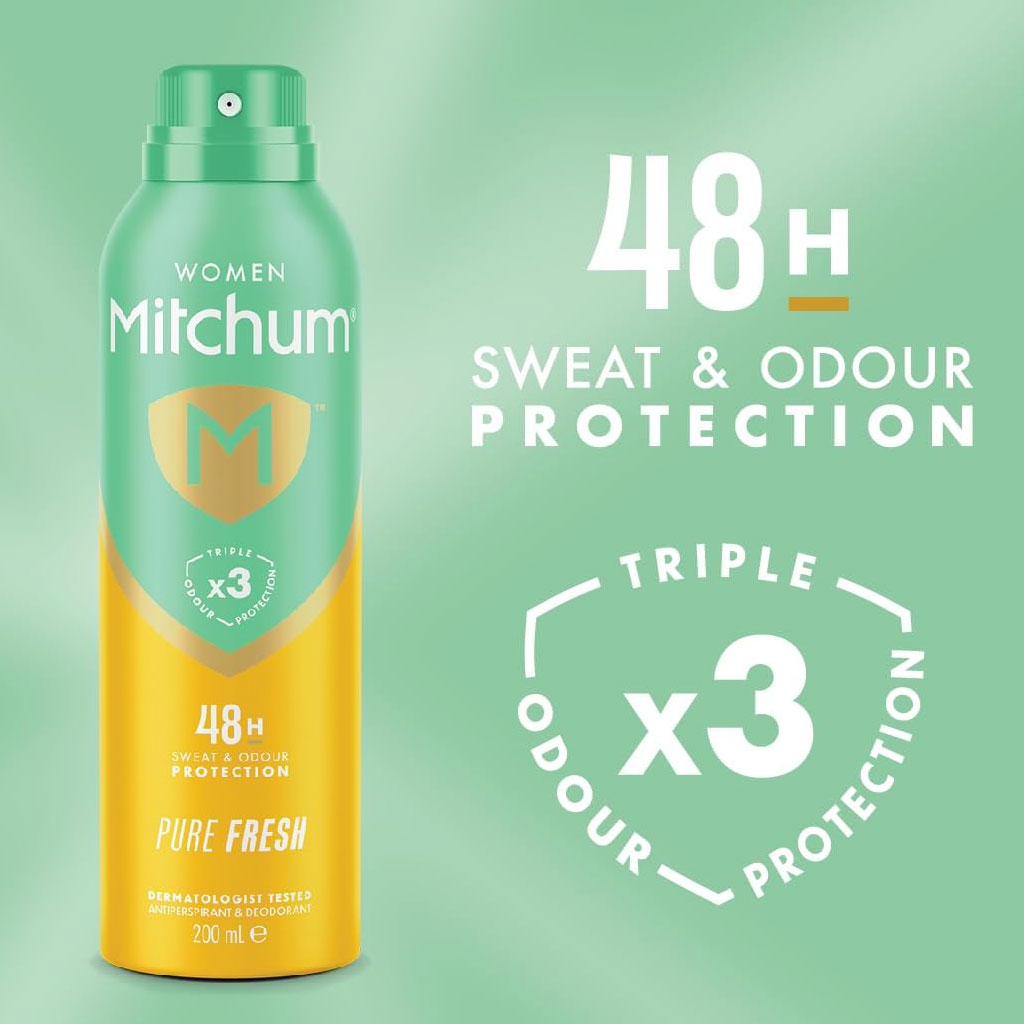 Revlon Mitchum Women 48H Pure Fresh Deodorant Spray