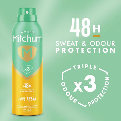 Revlon Mitchum Women 48H Pure Fresh Deodorant Spray