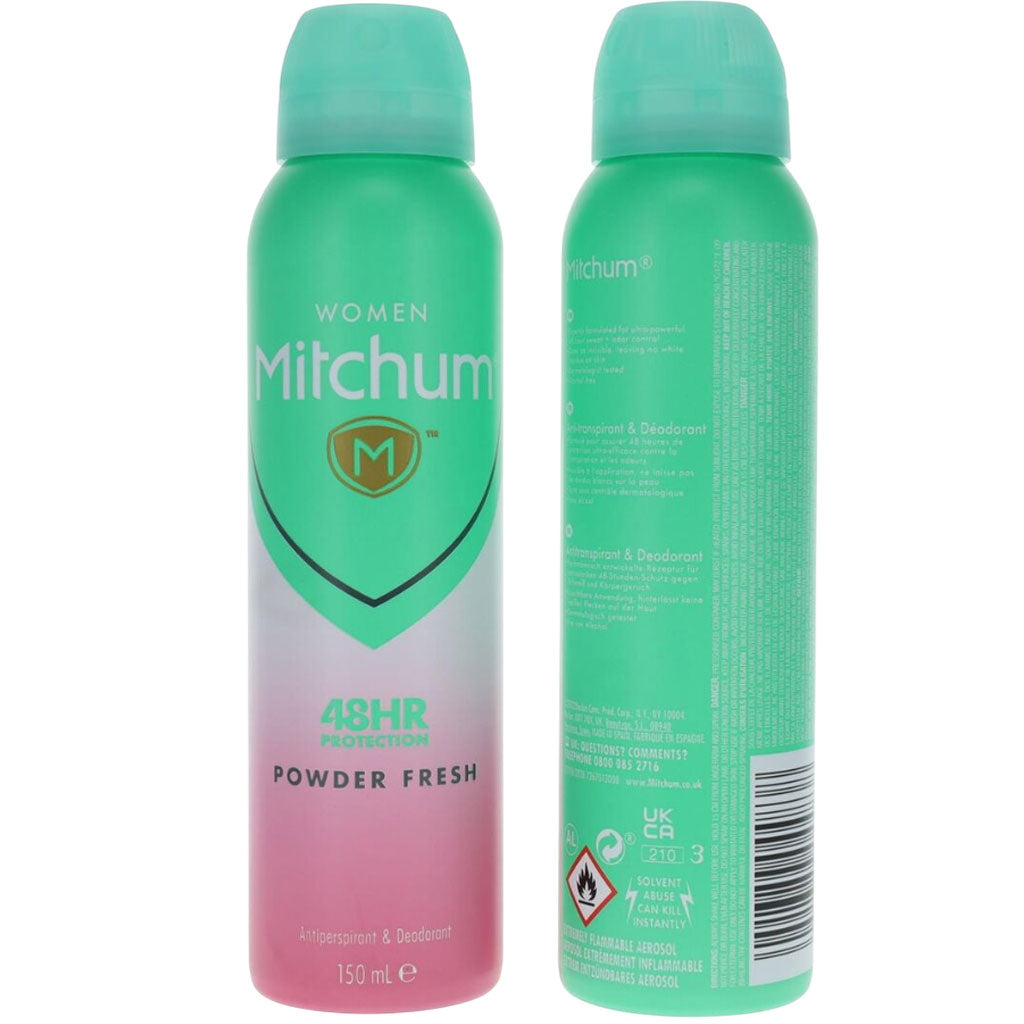 Revlon Mitchum Women 48H Powder Fresh Deodorant Spray