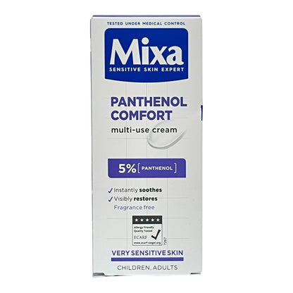 Mixa Panthenol Comfort Multi-Use Moisturiser jar showing the cream&