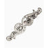 Molly And Rose Antique Style Vintage Crystal Swirl Barrette 4223