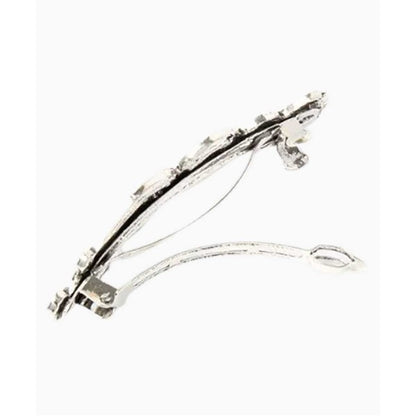 Molly And Rose Antique Style Vintage Crystal Swirl Barrette 4223