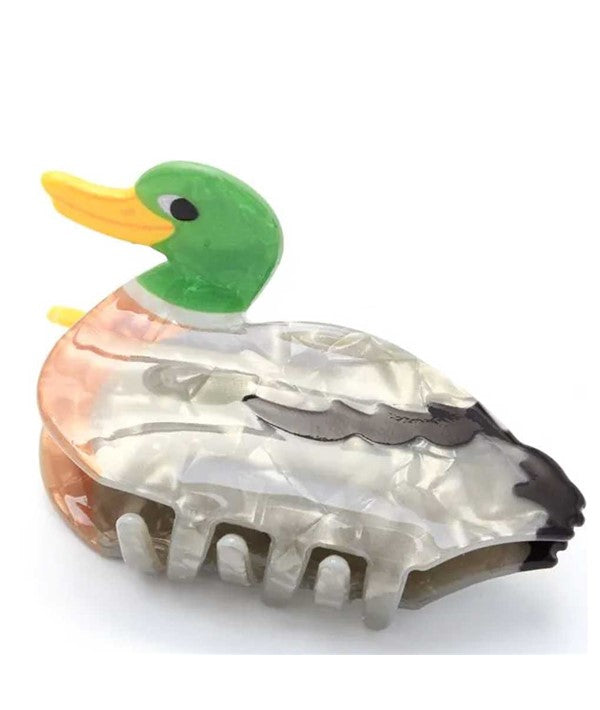 Molly And Rose Pearlescent Duck Shaped Clamp 9508