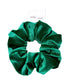 Molly And Rose High Shine Green Velvet Large Scrunchie 9329
