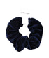 Molly And Rose High Shine Navy Velvet Large Scrunchie 9330