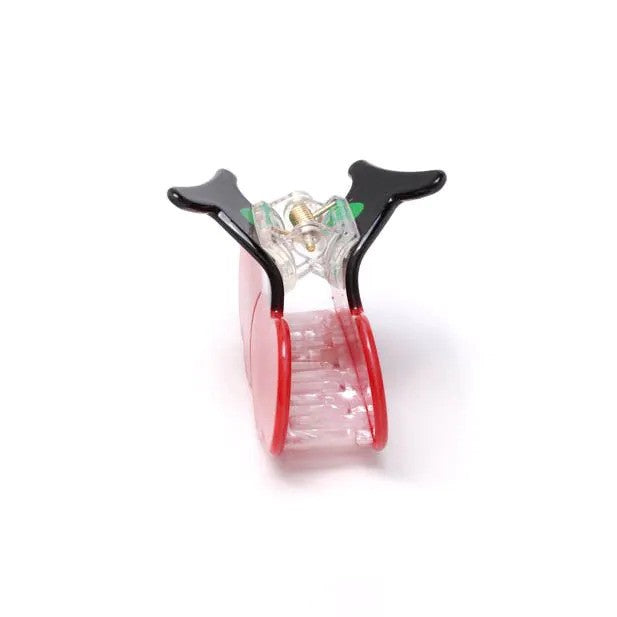 Molly And Rose Cherry Shaped Pearlescent Clamp 9762