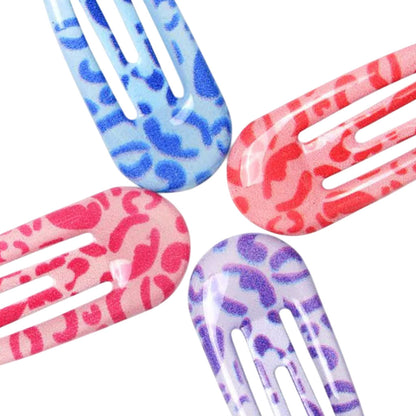 Molly And Rose Colourful Leopard Print Epoxy Sleepies 9321