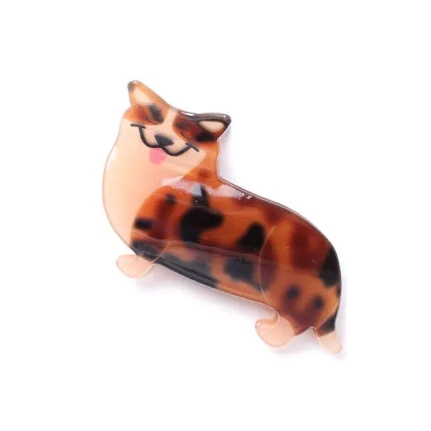 Molly And Rose Corgi Dog Shaped Hair Clamp 9742