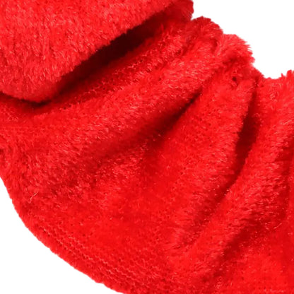 Molly And Rose High Shine Red Velvet Large Scrunchie 9327