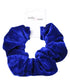 Molly And Rose High Shine Royal Blue Velvet Large Scrunchie 9328