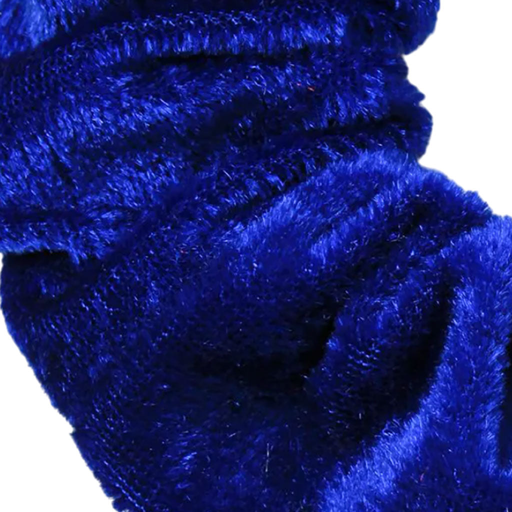 Molly And Rose High Shine Royal Blue Velvet Large Scrunchie 9328