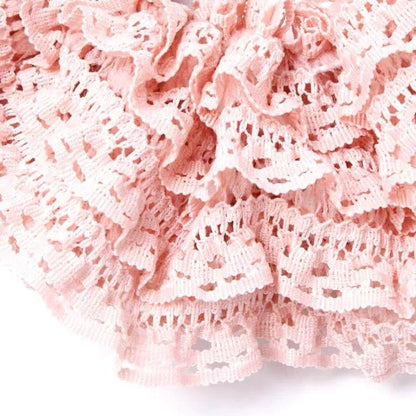 Molly And Rose Lace Style Layered Assorted Scrunchie 9766