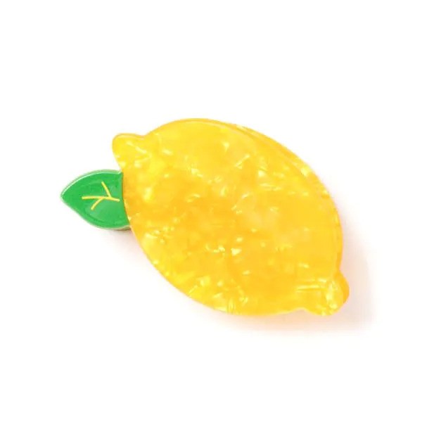 Molly And Rose Lemon Shaped Pearlescent Clamp 9739