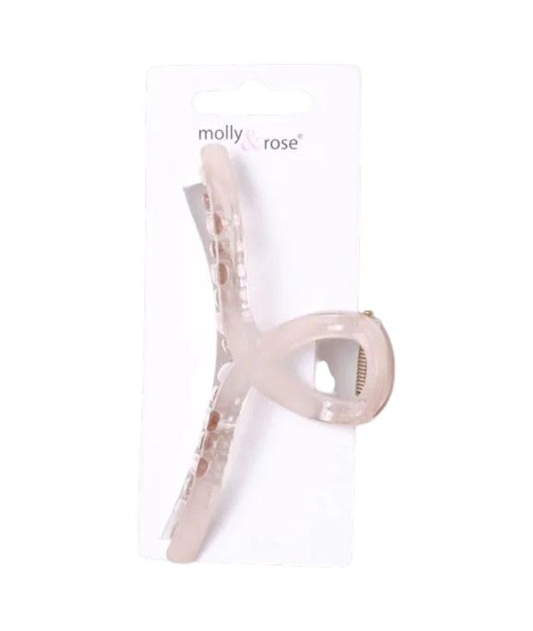 Molly And Rose Looped Top Translucent Assorted Clamp 9755