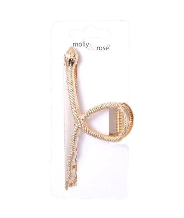 Molly And Rose Metal Snake Design Clamp 9761